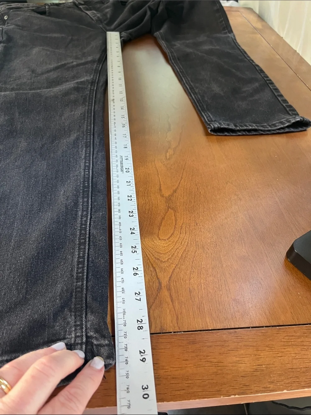 Smoke & Ash Black Jeans 34